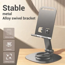 Adjustable Phone Tablet Desktop Stand Desk Holder Mount Cradle For iPhone iPad