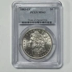 1883 CC Carson City Morgan Silver Dollar $1 PCGS MS 63