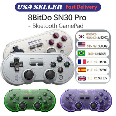 8Bitdo SN30 Pro Bluetooth Gamepad for Nintend Switch 2 Wireless Game Controller