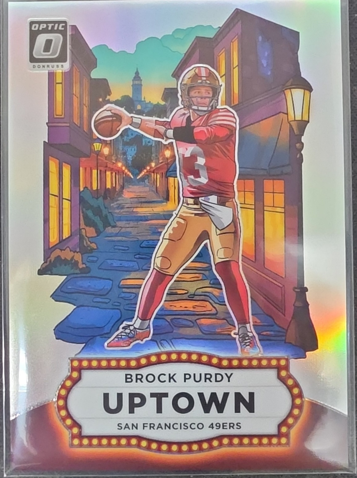 2025 Panini Donruss Optic Football Brock Purdy 49ers Uptown Prizm #4