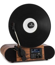 Auna Verticalo SE Retro Turntable - Record Player, Vinyl Player, Turntable.