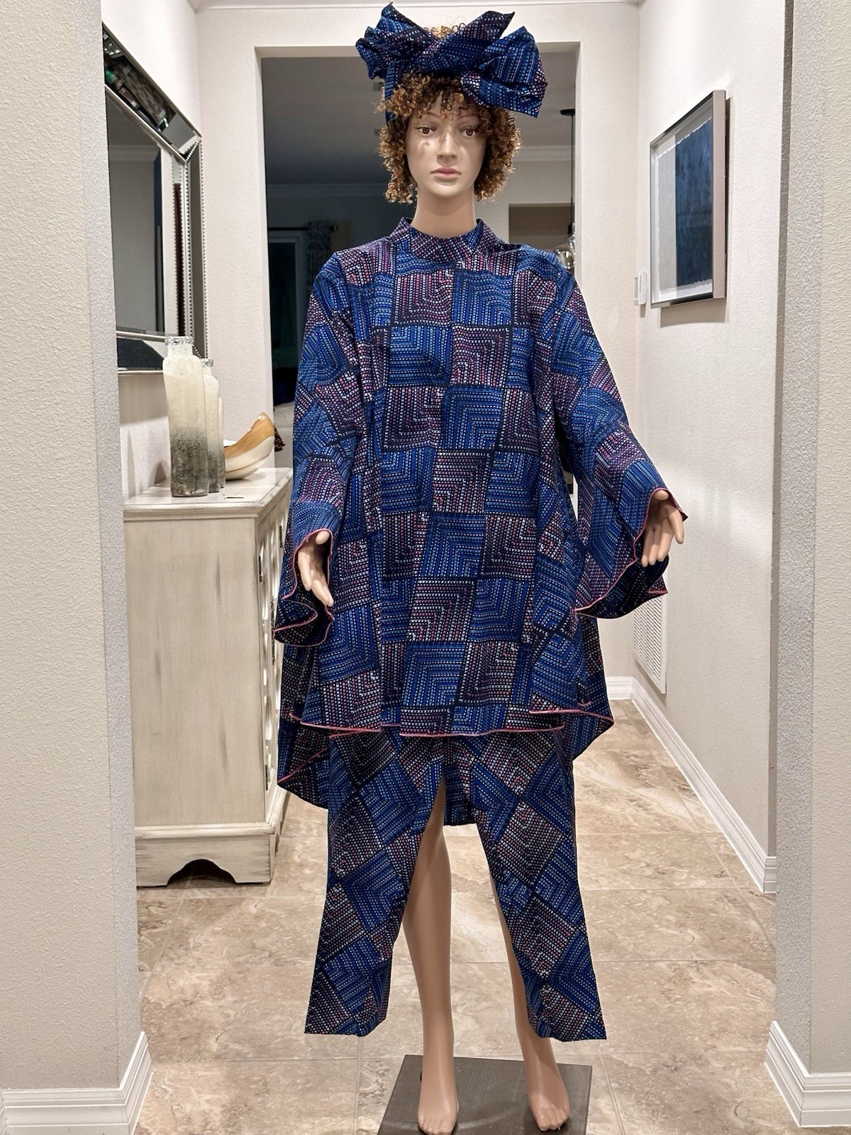 Women’s african ankara dress. 3 piece