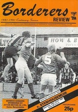 Berwick Rangers v Stenhousemuir Scottish League Div Two 24th April 1982