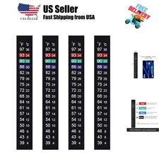Brewing Thermometer Strip Adhesive Strip Thermometer Aquarium Thermometer Sti...