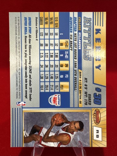 Kerry Kittles 1996-97 Bowman's Best Rookie Card #8 NBA New Jersey Nets. *B6 - Picture 2 of 2