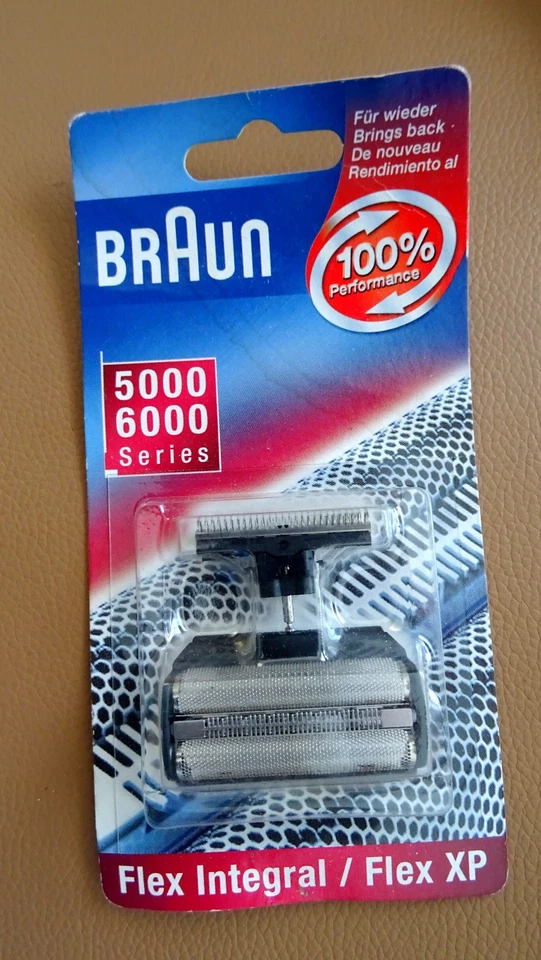 BRAUN - téte de racoir avec grille - freeglider - neuve - serie 5000 / 6000
