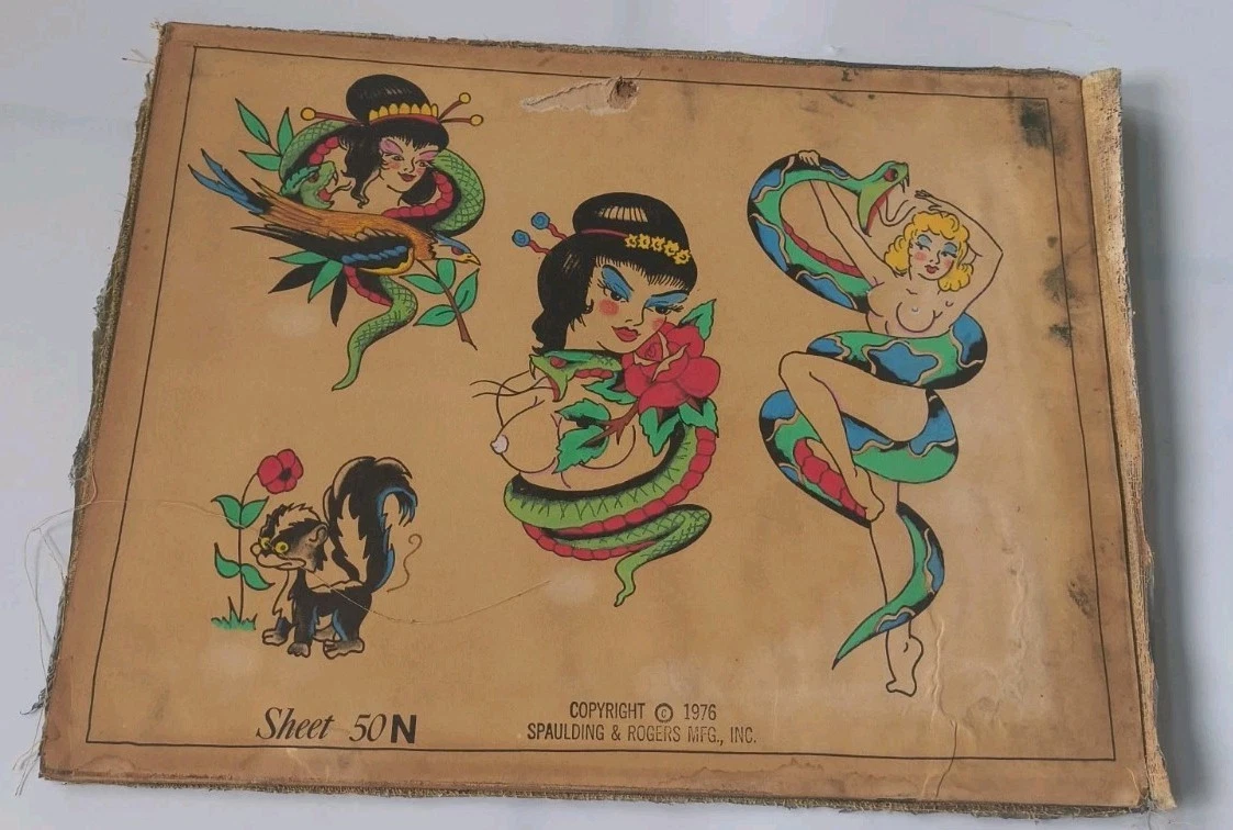 Spaulding & Rogers Tattoo Flash for sale | eBay