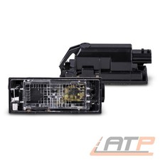 2x KENNZEICHENLEUCHTE RECHTS LINKS FÜR RENAULT MASTER MEGANE TRAFIC SMART