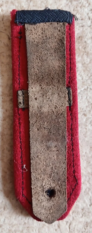 alte Uniform Deutsche Reichsbahn SBZ Schulterstück Bauwesen 51-57 Russenbretter - Bild 4 von 4