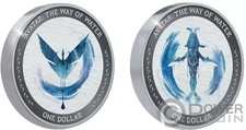 PANDORAN FAUNA AVATAR Way of Water Set 2x1 Oz Silver Coins 1$ New Zealand 2023