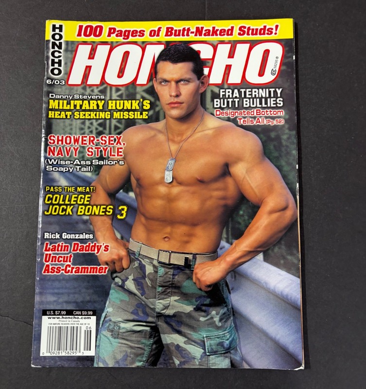 VINTAGE HONCHO MAGAZINE JUN E 2003 GAY INTEREST
