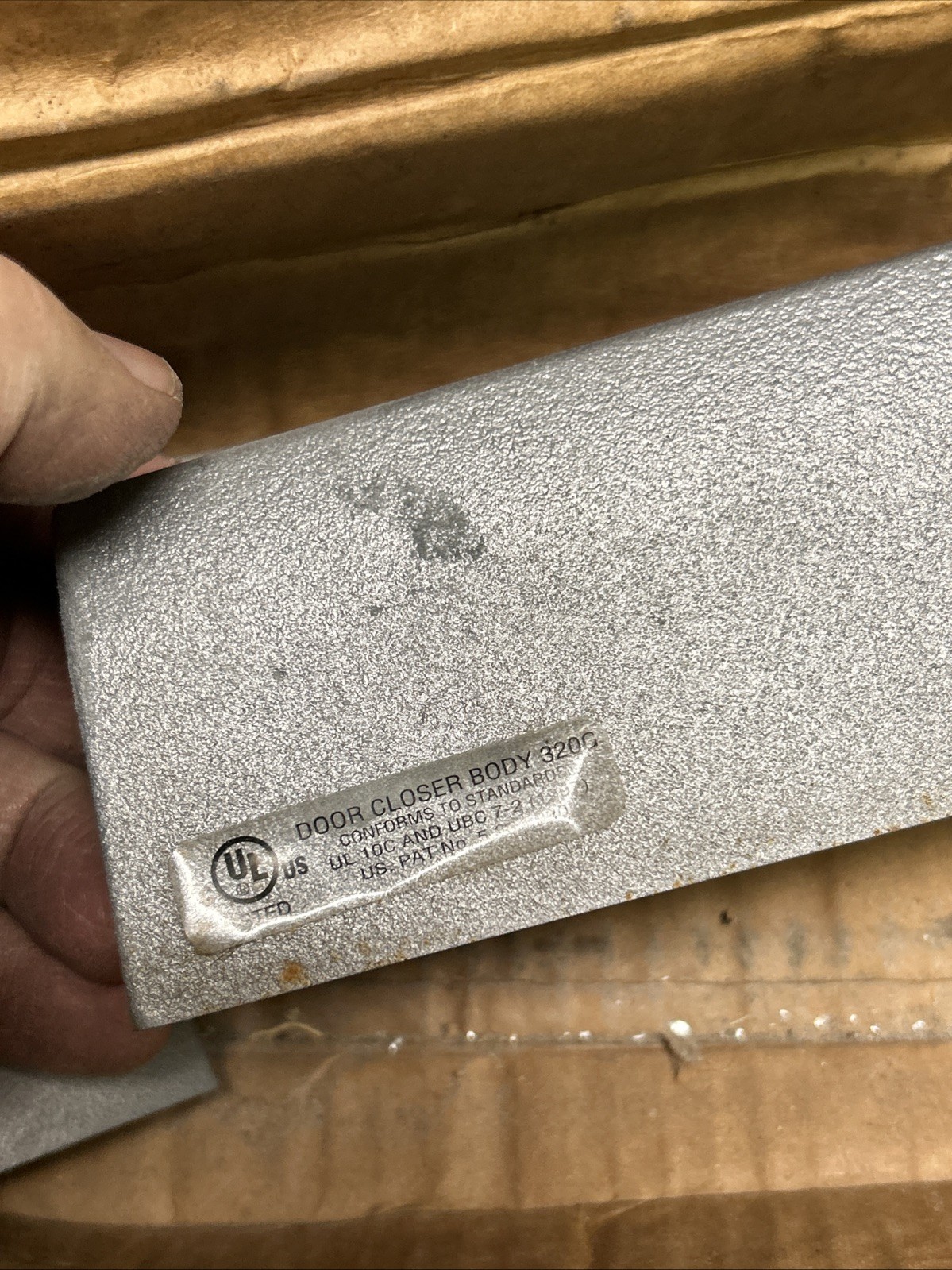 New Old Stock LCN 1371-71  Commercial Door Closer silver box got wet(see photos)