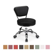 Dayton Pedicure Stool 13"-15" Pneumatic with Adjustable Height for Nail Spa