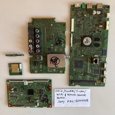 Sony OEM Main/Tuner/T-Con/WiFi & Remote Sensor Board   Model KDL-60W600B