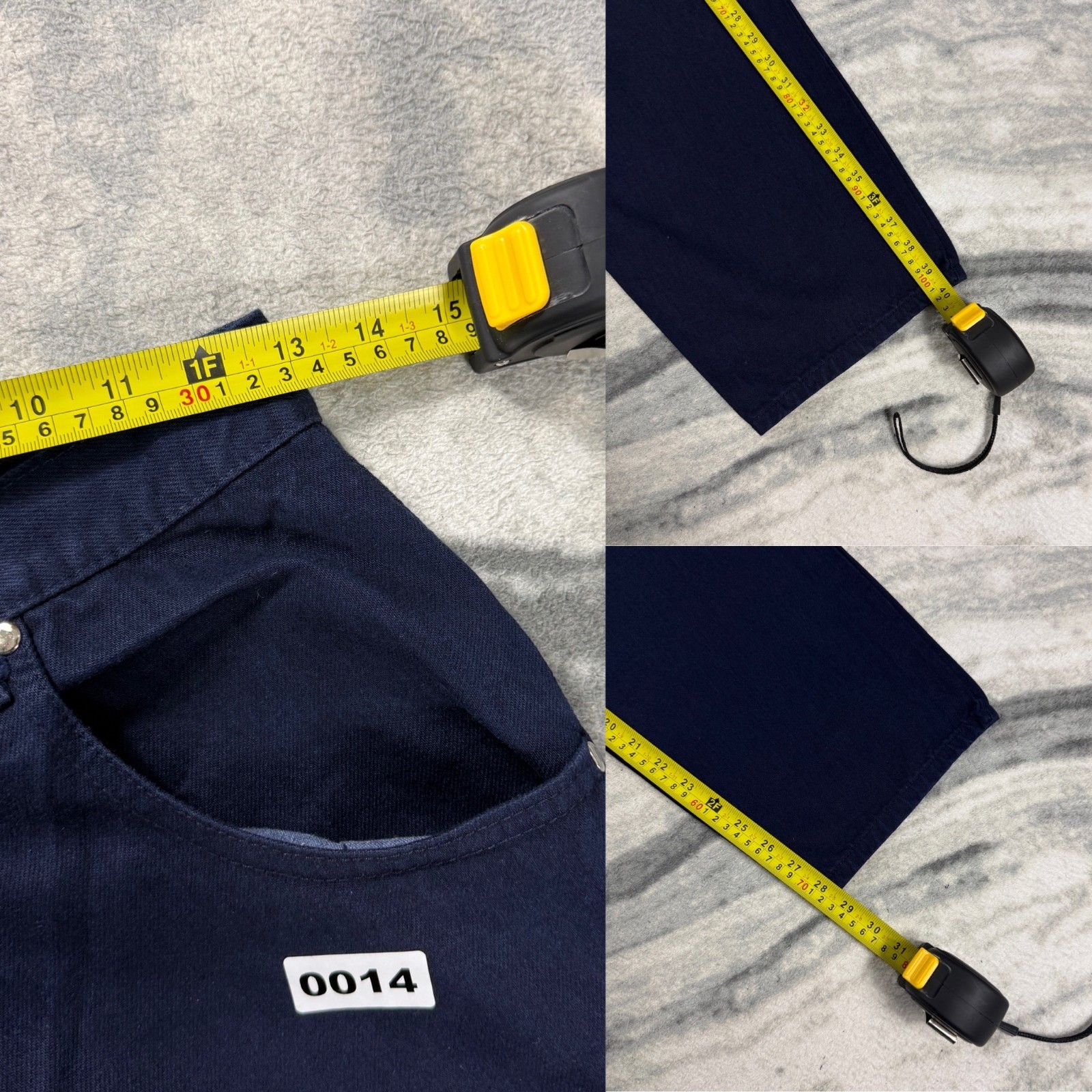 Vintage Hyper Expose Denim 2000s Y2K Oversized Baggy Size W28" Navy Jeans image 4