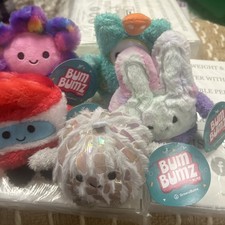 Bum Bumz By Russ Plush Kelly Toy Co Groovy Bumz Lot Of 5 C4 