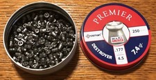 Crosman Destroyer Pellets .177 caliber 4.5mm 250ct 7.4-GRAINS Made in the USA