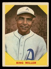 1960 Fleer Baseball Greats #39 Bing Miller