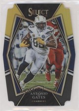 2021 Select Premier Level Black & Gold Prizm Die-Cut Antonio Gates #138 HOF 0jk3