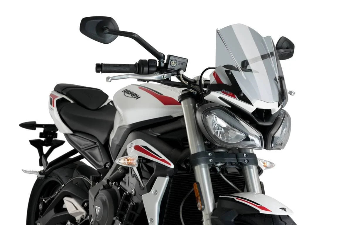 Puig Sport Screen | Light Smoke | Triumph Street Triple 765 R/RS + 660 S