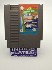 Sesame Street ABC Letter-Go-Round & Ernie's Big Splash Nintendo NES 2-in-1 Game