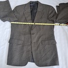 43L 2pc Cashmere Wool  Suit Coat Sport Jacket Pants 34x31 Men Brown Pink  — photo 7