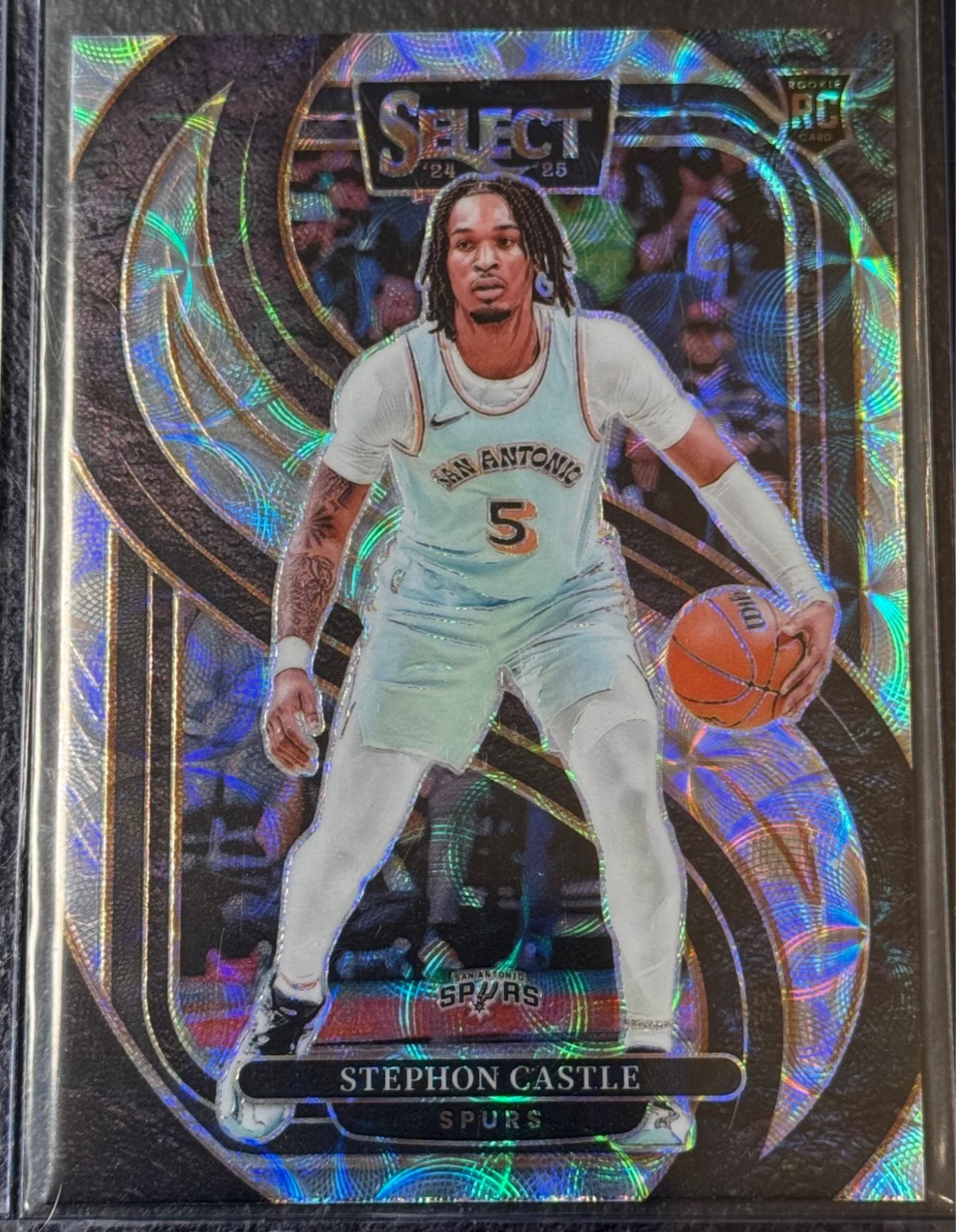STEPHON CASTLE 2024-25 SELECT PREMIER LEVEL ROOKIE SCOPE PRIZM RC