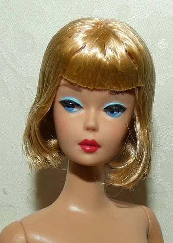 NUDE MATTEL BARBIE DOLL VINTAGE 1965 REPRODUCTION BLONDE WITH BENDABLE KNEES