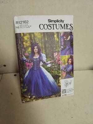SIMPLICITY PATTERN R12162 BALL GOWN COSTUMES Women's SIZES 6 - 14 NEW