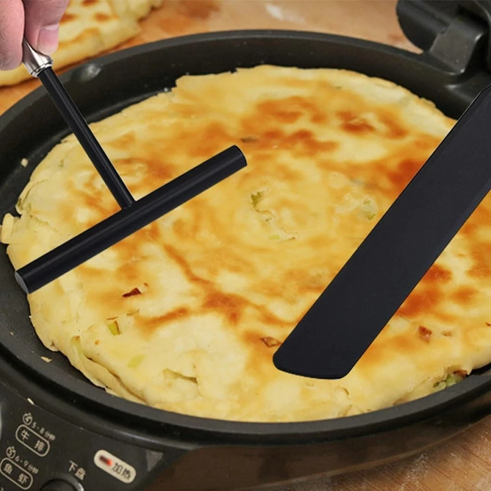 2 Stück Edelstahl Teigverteiler, Crepes Wender, Crepes Verteiler And Spatula - Bild 4 von 4