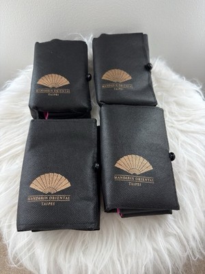 Mandarin Oriental Taipei Black Tote Bag Foldable 4x Limited Edition