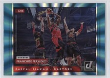 2021-22 Panini Donruss Franchise Features Holo Teal Laser Pascal Siakam #9 1rn2