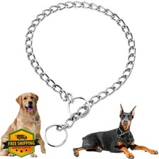 Silver XX-Small Dog Chain Collar Metal Slip Martingale Puppy