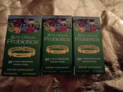 Dr Ohhira's Probiotics Original Formula 120 Caps Exp 2027  One 60 Count Two 30 C