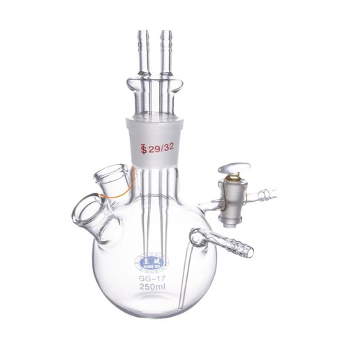 250ml Karl Fisher Reaction Flask, Five Openings, Laboratory Glassware au - Picture 5 of 6