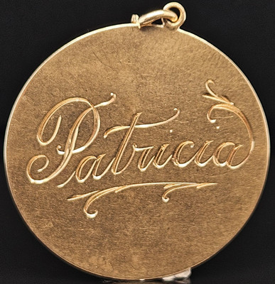 Actress Patricia Marand 14K Gold WISH YOU WERE HERE Broadway Play Charm