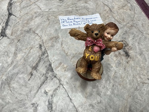 DEMDACO Expressions Of Love Figurine "I Love You So Much” 4" Tall 2002 - Picture 10 of 11