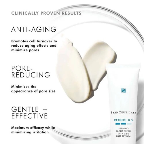 Crema de noche antienvejecimiento SkinCeuticals Retinol 0,5 - Imagen 4 de 8