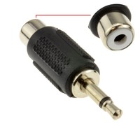 Rca Phono Buchse 3.5Mm Mono Klinkenstecker Adapter