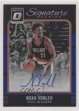 2016 Donruss Optic Signature Series Blue Prizm 24/25 Noah Vonleh #11 Auto 0b1m