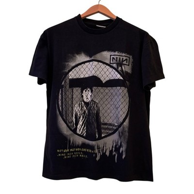 Vintage 1996 Nine Inch Nails NIN 90s Band Nothing Tour Concert L Shirt  REPRINT | eBay