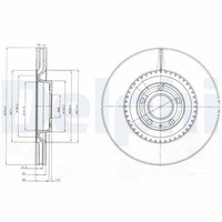 2X Delphi Bremsscheibe BG9003 FüR Audi A4 B8 Avant 8K5 B7 8EC 8ED B6 8E2 8E5 8HE
