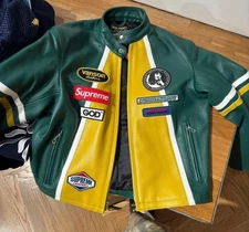 Vanson Supreme Leather Jacket Men Hysteric Glamour Cafe Racer Club Fashion