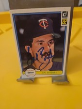 1982 Donruss - Sal Butera #532 Autograph Mlb Minnesota Twins 
