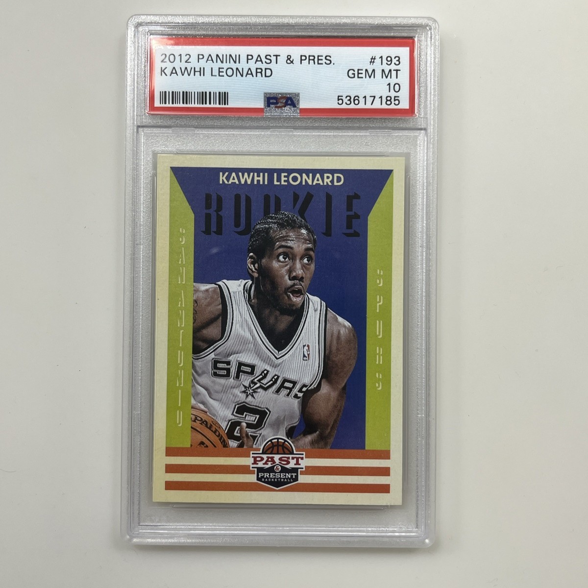 その他 Kawhi RC Past&Present PSA10 KAWHI LEONARD 2012-13 Panini Past & Present #193 Rookie RC