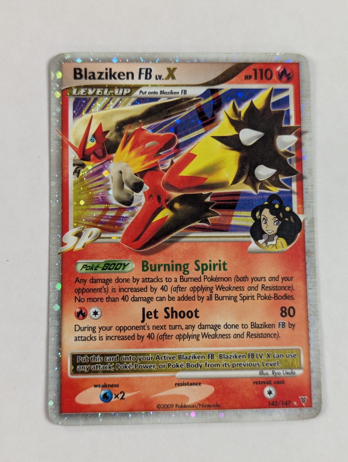 Pokemon TCG Blaziken FB Lv. X 142/147 Supreme Victors MP/HP