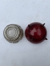 Genuine Vintage Land Rover Military Glass Rear Stop Tail Brake Light Lens  Lucas