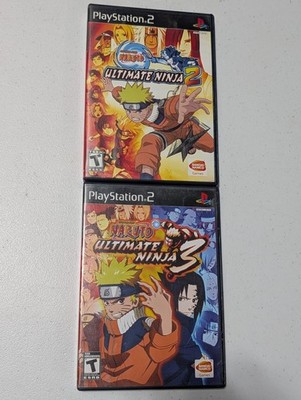 Naruto: Ultimate Ninja 2 & Naruto: Ultimate Ninja 3 PS2 Games Complete 