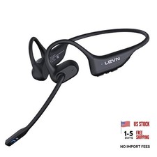 Open Ear Headphones with Mic, 29g Bluetooth Headset with Microphone,