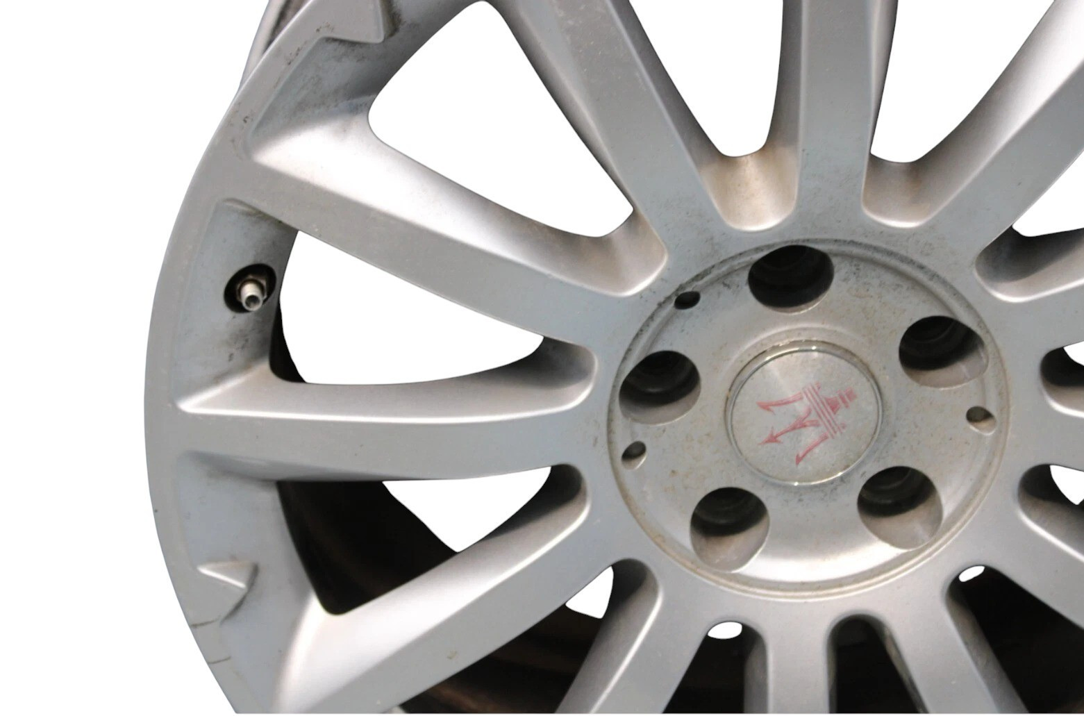 14-15 Maserati Ghibli 8.5X18H2 18'' 12-Spoke Rear Alloy Wheel Rim 670019917 Oem